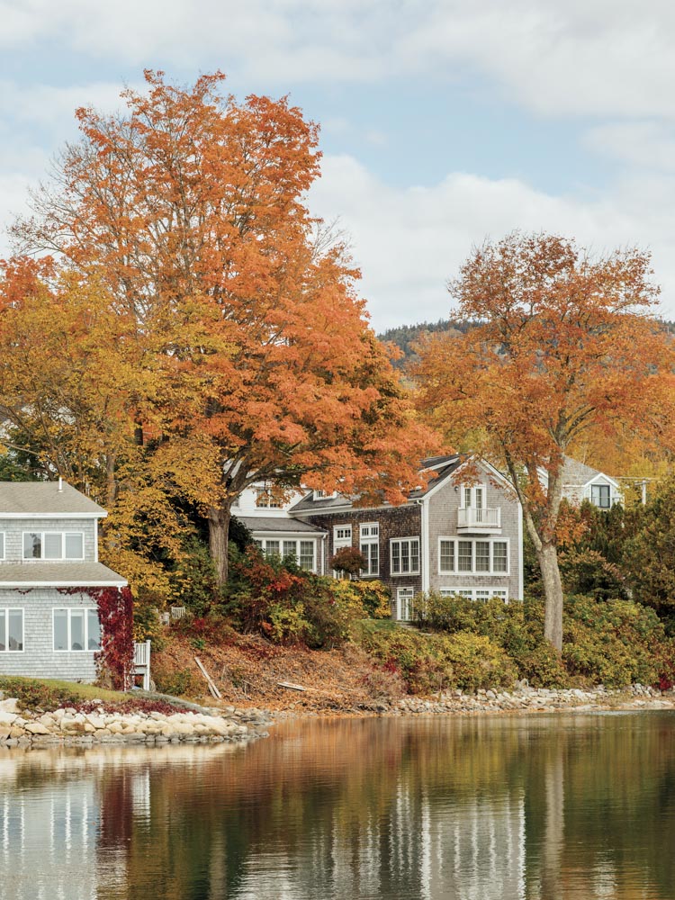 waterfront homes in Blue Hill