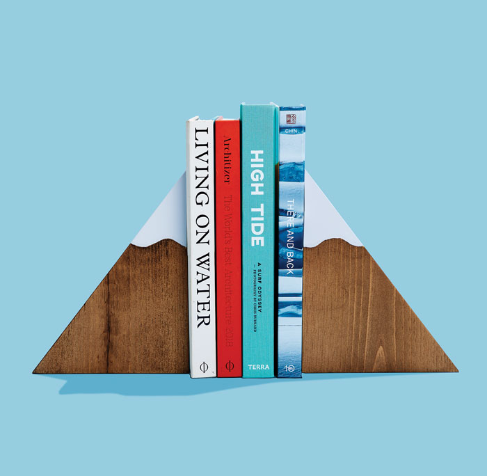 Mountain Bookends from King of Sawdust