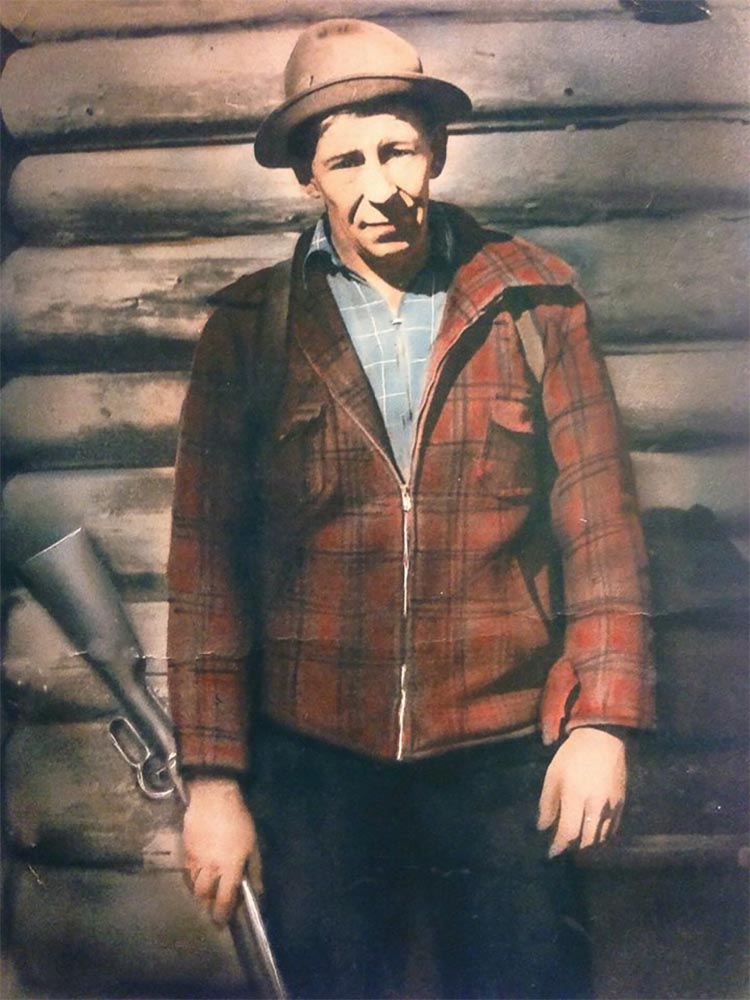 photo of man with a gun
