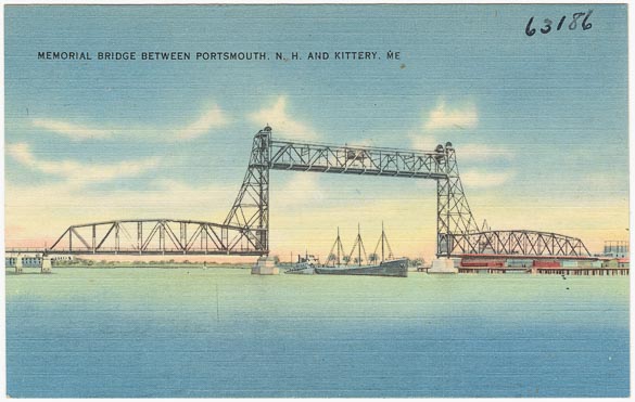 Memorial Bridge between Portsmouth, New Hampshire, and Kittery, Maine