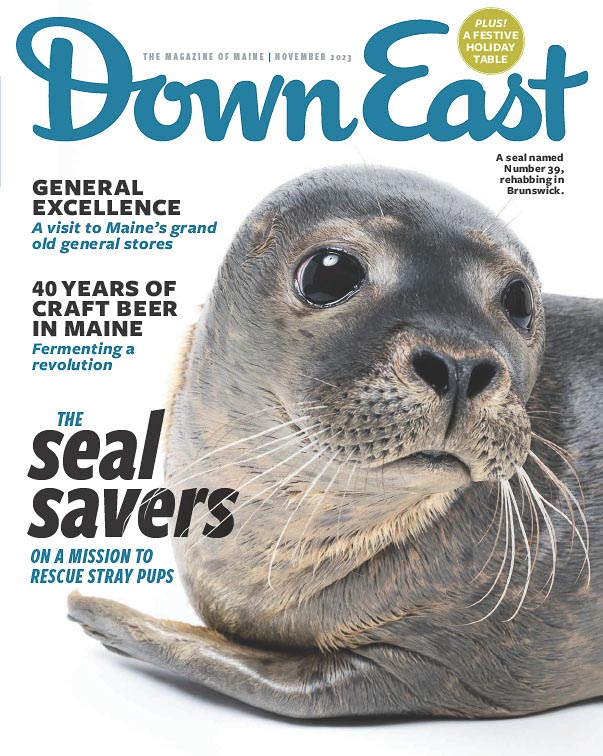 November 2023 cover of Down East magazine