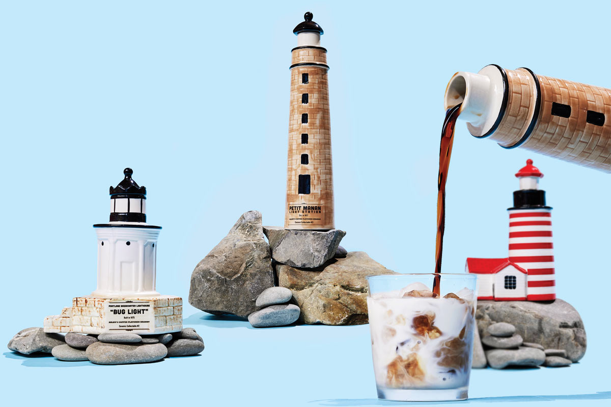 Allen’s Coffee Brandy Taste Better Out of a Collectible Lighthouse Bottle