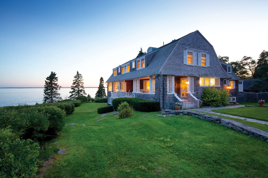 the Charles S. Homer Jr. Cottage in Prout's Neck, Maine, designed by John Calvin Stevens